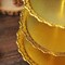 15" Metallic Gold 3 Tier Plastic Cupcake Stand Round Tower Lace Cut Trim Party